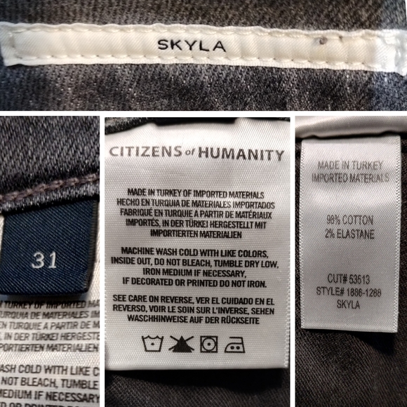 Citizens of Humanity Skyla Mid Rise Cigarette Jeans in Covert - Picture 6 of 14